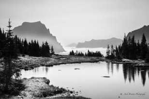 Lake above Logan Pass-1884